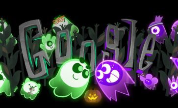 Google Doodle Halloween