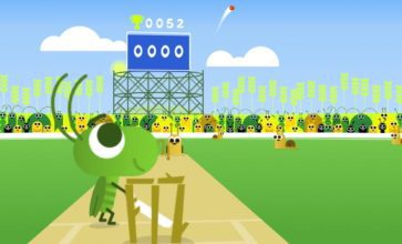 google doodle cricket