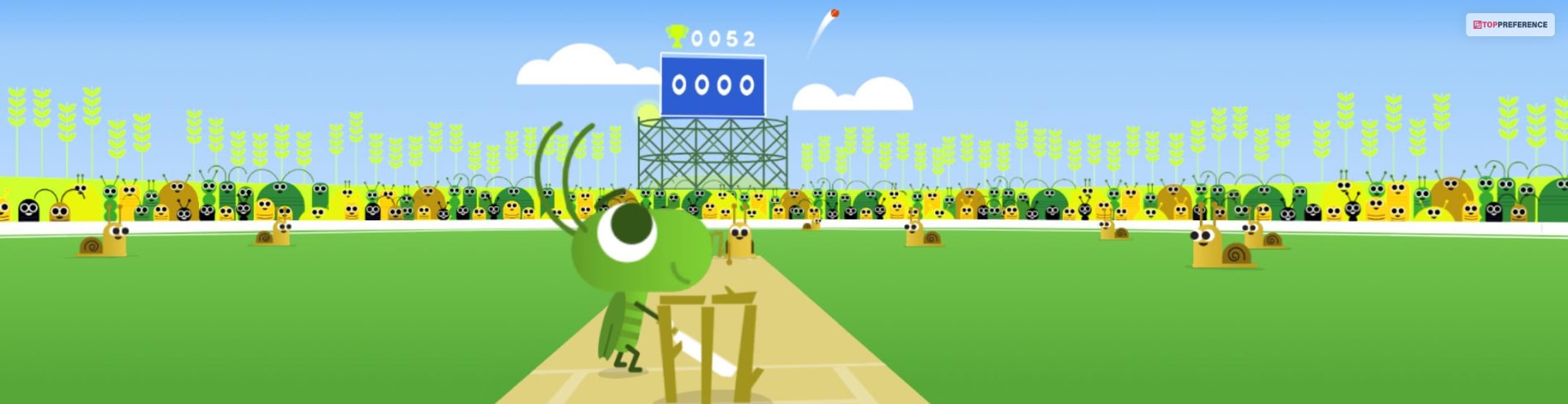 google doodle cricket