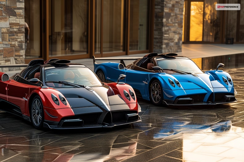 What are the topmost expensive cars like Pagani Zonda and HP Barchetta across the globe?