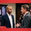 Derek Jeter And Hans Vestberg
