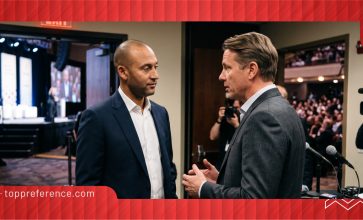 Derek Jeter And Hans Vestberg
