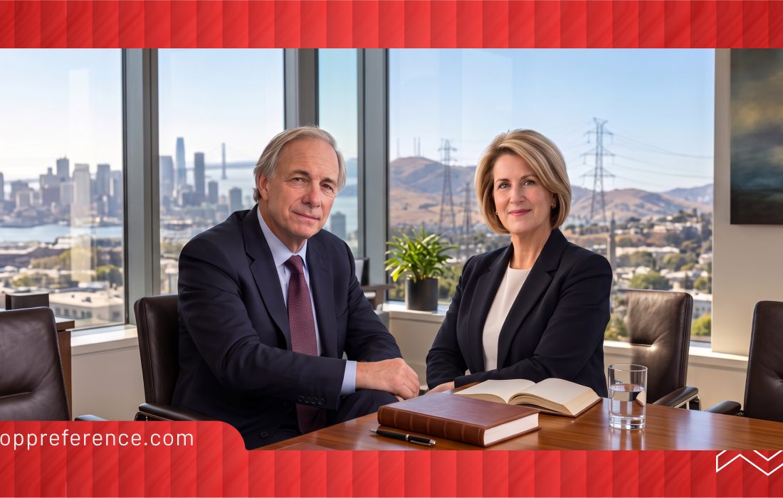Ray Dalio And Patricia Poppe