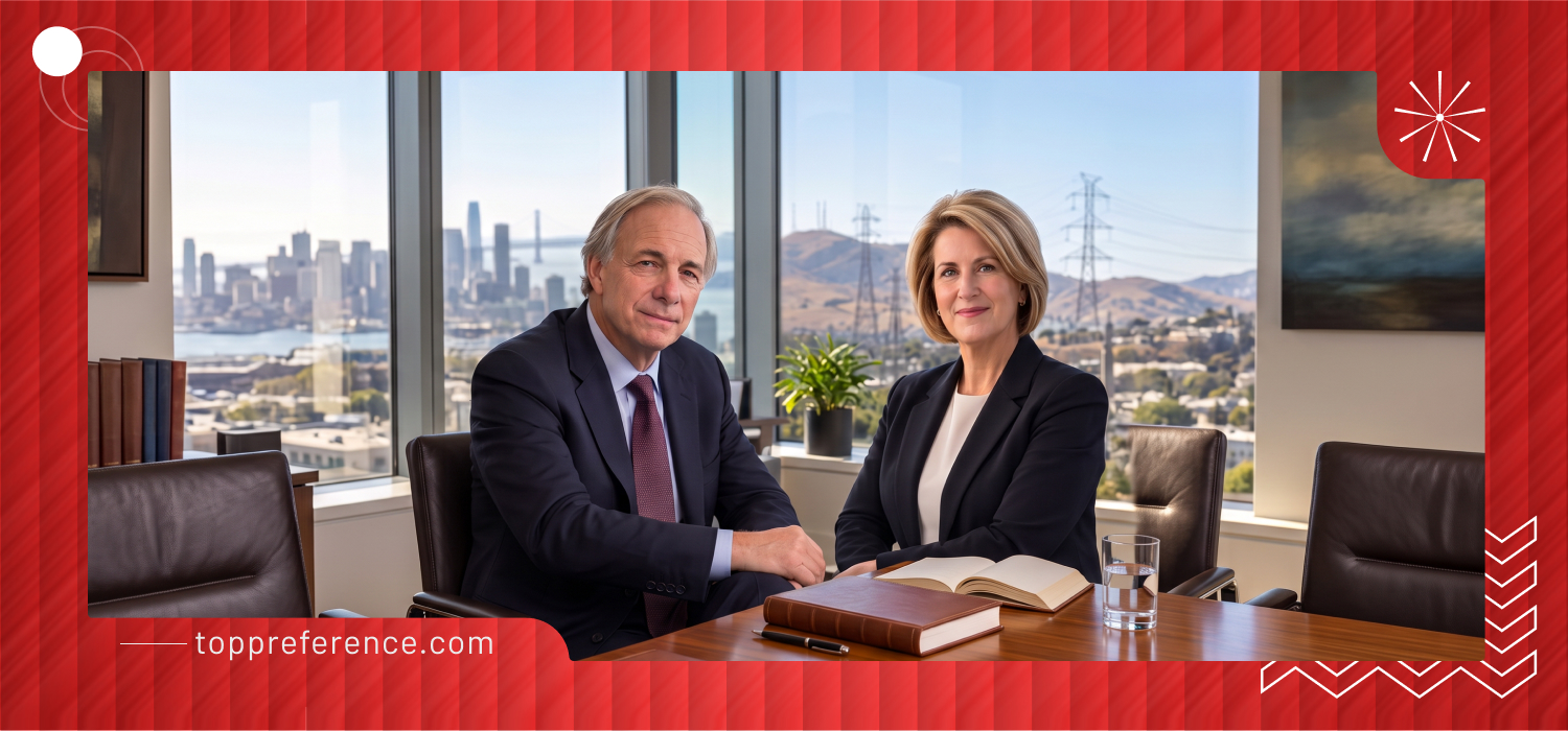 Ray Dalio And Patricia Poppe