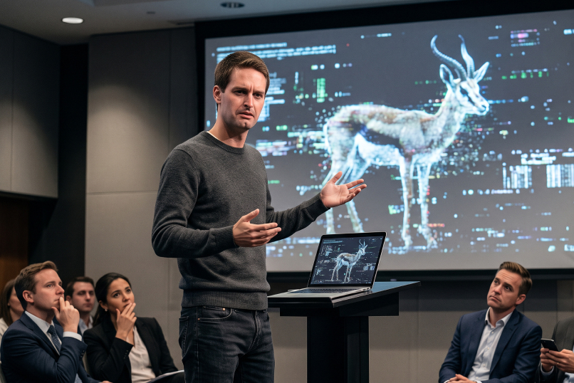 The Evan Spiegel Antelope Hallucination